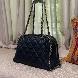 Chanel Quilted Calfskin Chain Around Shoulder Bag